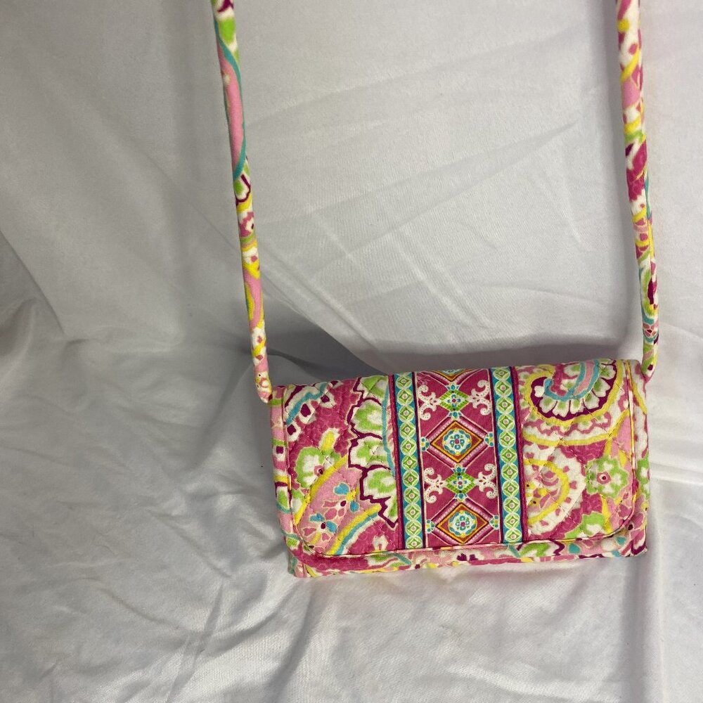 VERA BRADLEY crossbody wallet bag/purse w/removable strap